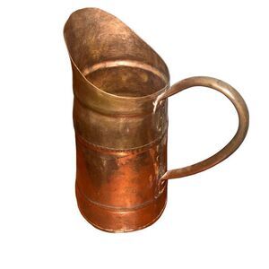 IMAX Antique/Vintage Large Turkish Copper Pitcher Basin With Handle